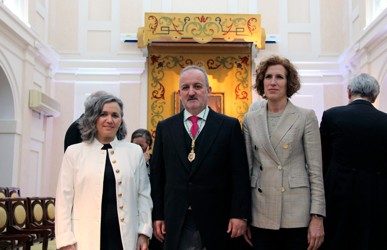 Inmaculada Arostegui, José Luis Pedraz eta Amaia Esquisabel