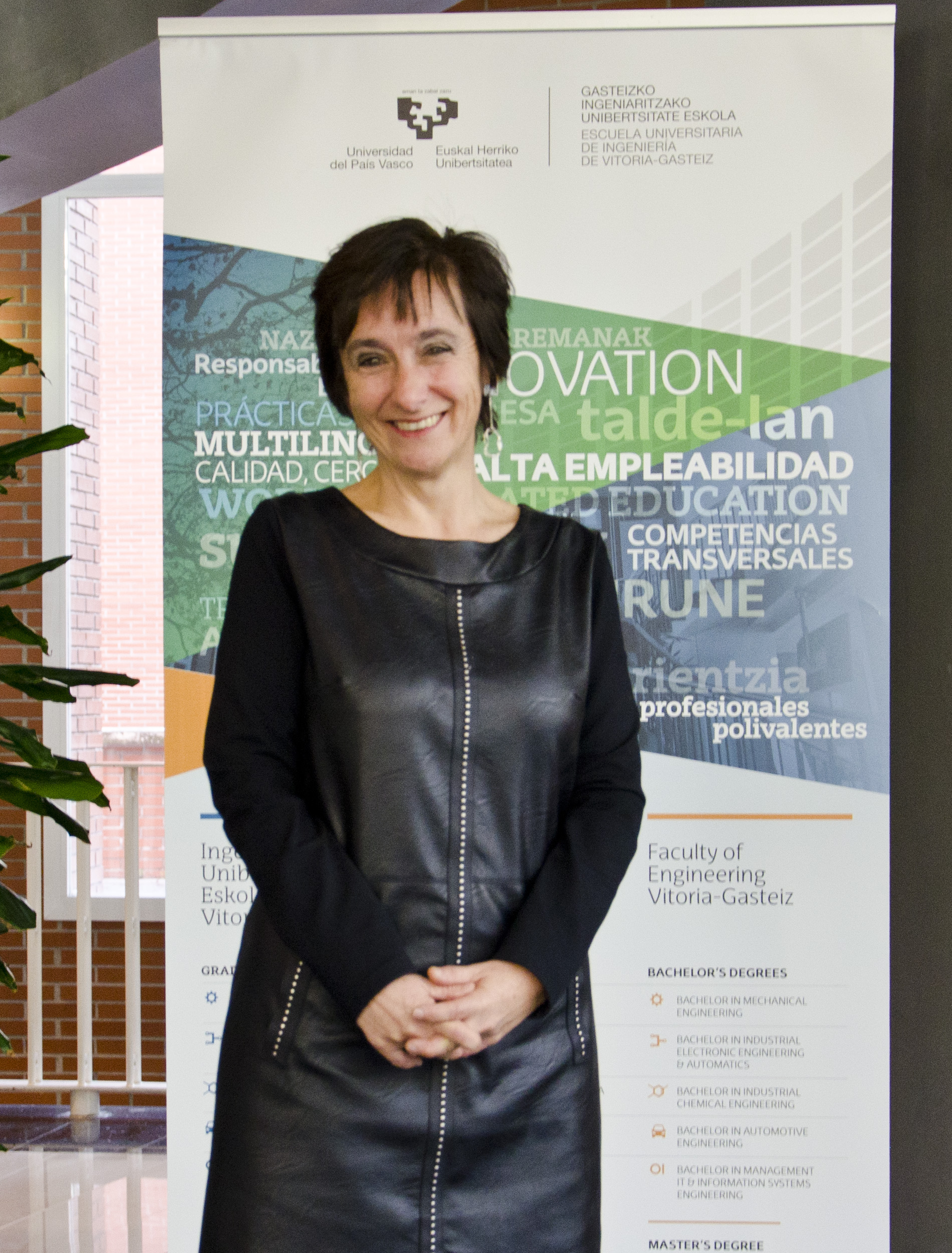 Zuriñe Gómez de Balugera, Directora de la Escuela de Ingeniería de Vitoria-Gasteiz